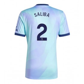 Arsenal William Saliba #2 3rd Trikot 2024-25 Kurzarm